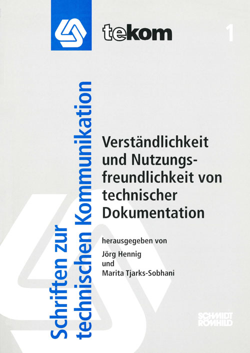 Ausgabe Verständlichkeit und Nutzungsfreundlichkeit von Technischer Dokumentation