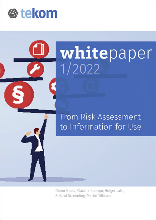 Ausgabe From Risk Assessment to Information for Use